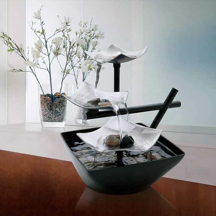 Tranquil Flow Desktop Fountain